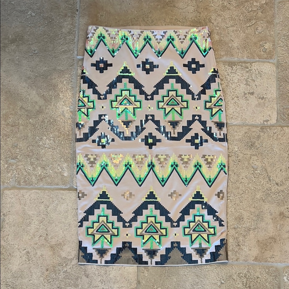 Express midi stretch pencil skirt